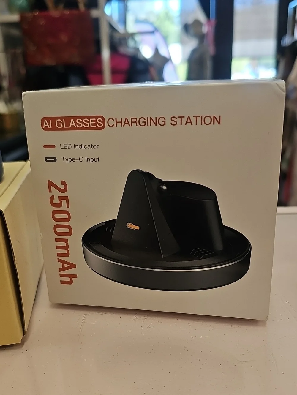 AI Glasses Charging Station - Black